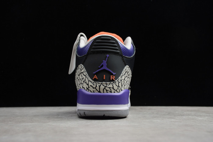 Jordan 3 Retro Black Court Purple CT8532-050