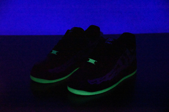 Air Force 1 Low Black Skeleton Halloween (2019) BQ7541 001