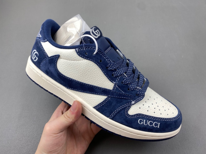 travis scott x jordan aj1 low x G*u*i xs3086-006