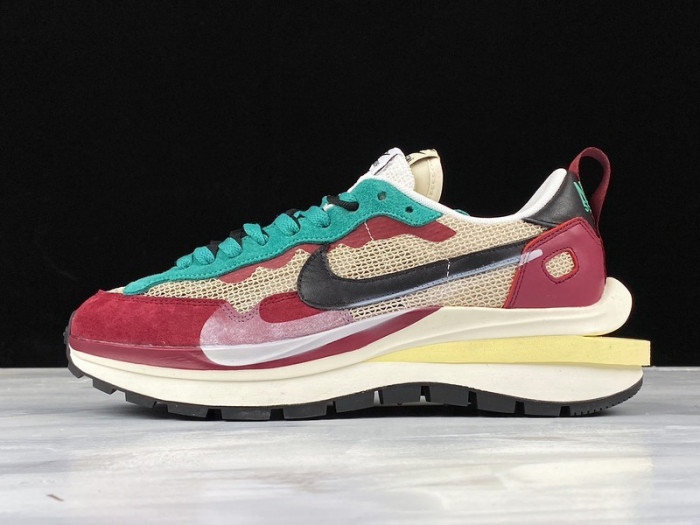 2020 Sacai x Nike Regasus Vaporrly SP Beige Purplish Red Grass Green BV0073-102