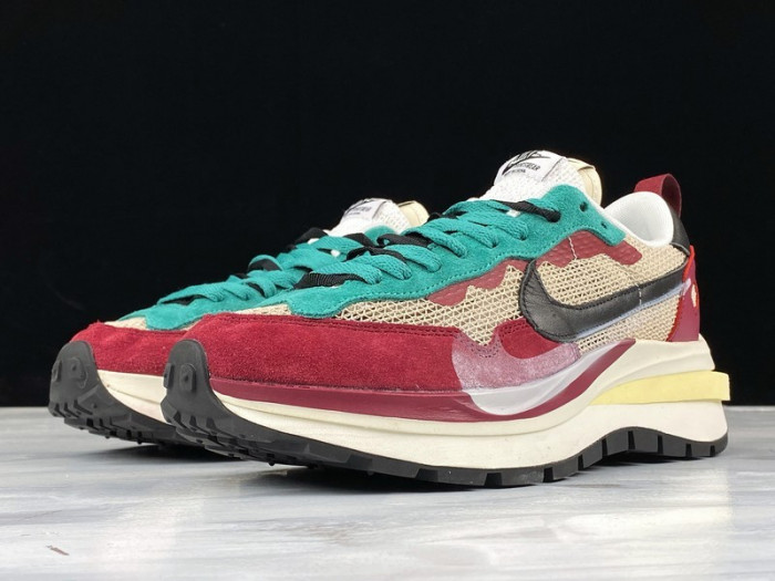 2020 Sacai x Nike Regasus Vaporrly SP Beige Purplish Red Grass Green BV0073-102