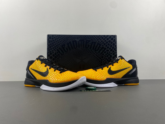NIKE KOBE 6 PROTRO “LIGHTBULB” BLACK YELLOW 429659-700