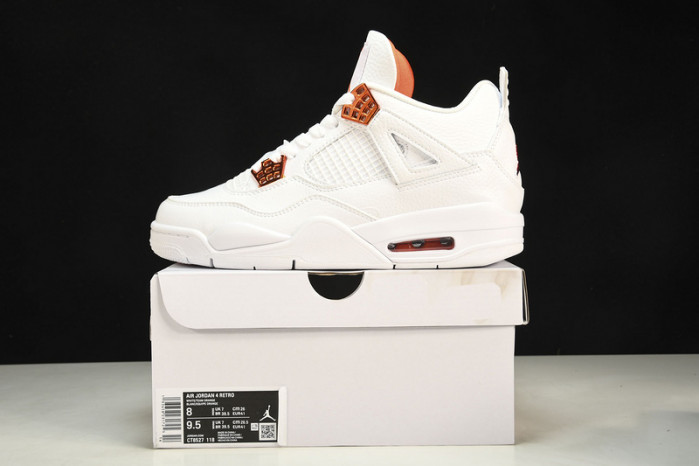 Jordan 4 Retro Metallic Orange - CT8527-118
