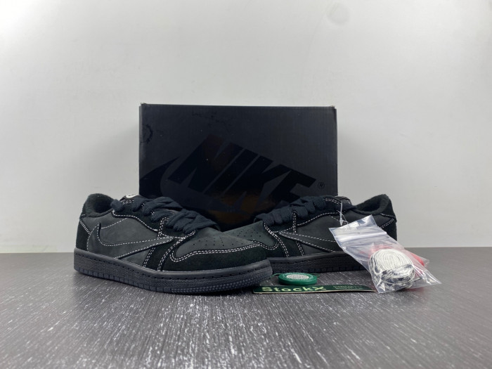 KIDS TRAVIS SCOTT X AIR JORDAN 1 LOW OG SP ''BLACK PHANTOM'' DO5442-001