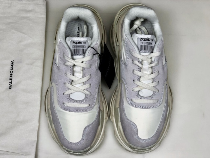 BLEN Triple S White Ecru 506346 W09T1 9000