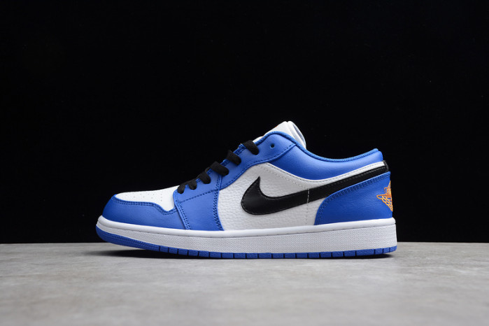 Jordan 1 Low Hyper Royal Orange Peel 553558-401