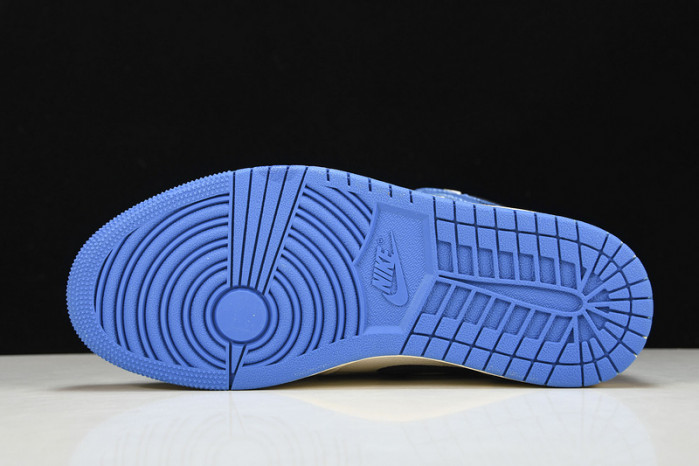 ravis Scott x Fragment x Air Jordan 1 High OG SP “Military Blue”DH3227-105