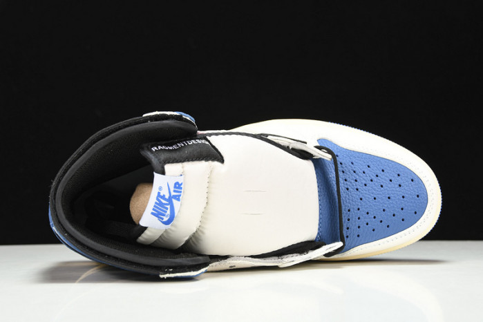 ravis Scott x Fragment x Air Jordan 1 High OG SP “Military Blue”DH3227-105