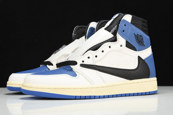 ravis Scott x Fragment x Air Jordan 1 High OG SP “Military Blue”DH3227-105