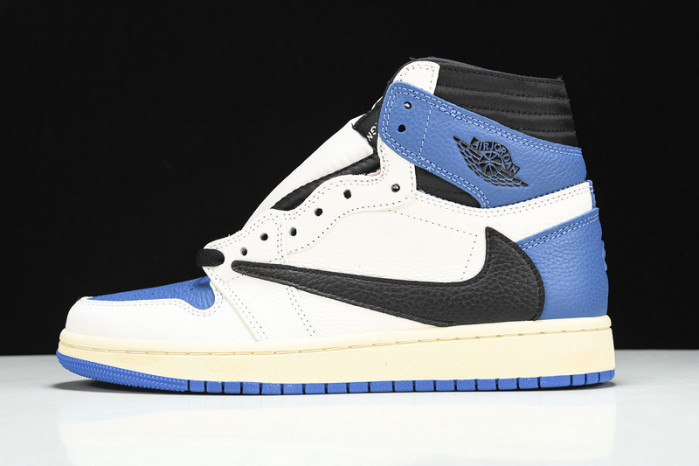 ravis Scott x Fragment x Air Jordan 1 High OG SP “Military Blue”DH3227-105