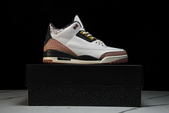 AIR JORDAN 3 RETRO "Red Stardust" 441140-100