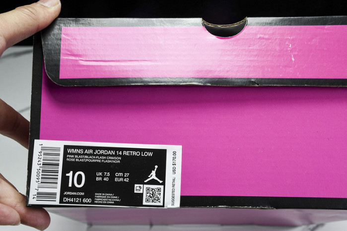 Air Jordan 14 Retro Low“Shocking Pink” DH4121-600