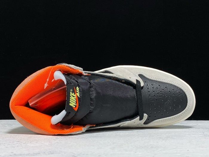 Jordan 1 Retro High Neutral Grey Hyper Crimson 555088-018