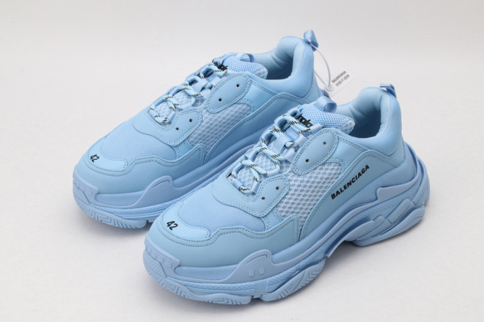 BLEN Triple S blue balenciaga 541624 W09OL 381
