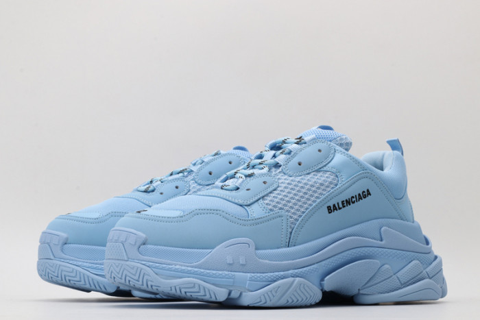BLEN Triple S blue balenciaga 541624 W09OL 381