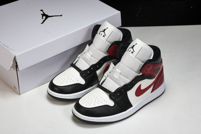 WMNS Air Jordan 1 Mid“Black Toe” BQ6472-160