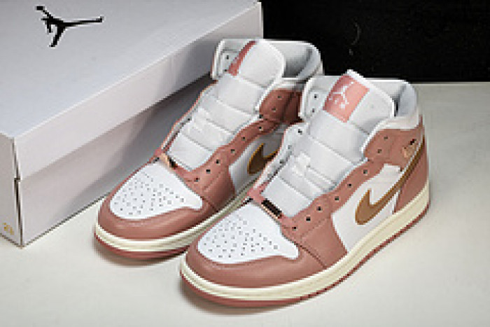 WMNS Air Jordan 1 Mid SE“Red Stardust” FB9892-670