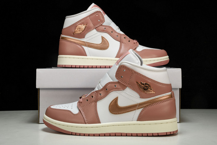 WMNS Air Jordan 1 Mid SE“Red Stardust” FB9892-670