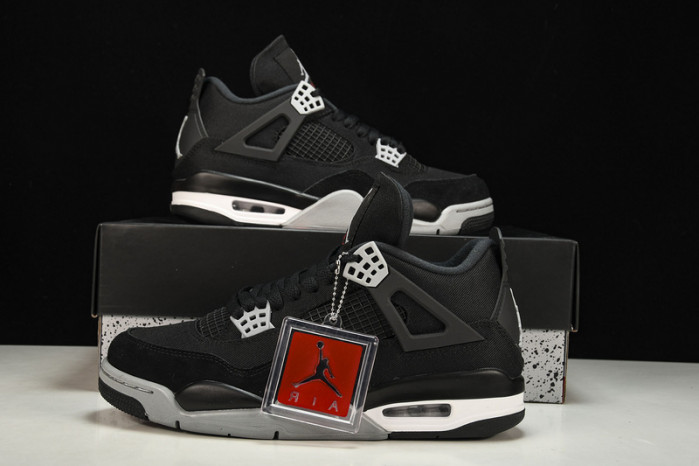 Air Jordan 4 "Black Canvas" DH7138-006