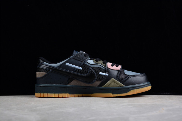 Nike Dunk Low Scrap Black Gum - DB0500-001