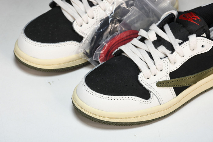KIDS TRAVIS SCOTT X JORDAN AJ 1 LOW OG“OLIVE”PS DZ5909-106