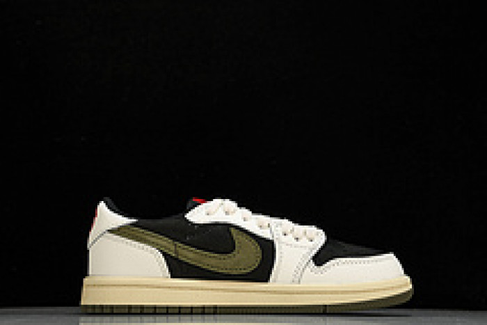 KIDS TRAVIS SCOTT X JORDAN AJ 1 LOW OG“OLIVE”PS DZ5909-106