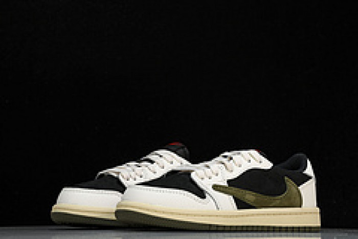KIDS TRAVIS SCOTT X JORDAN AJ 1 LOW OG“OLIVE”PS DZ5909-106