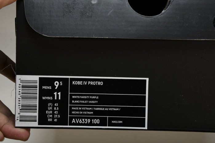 Nike Zoom Kobe 4 ZK4 AV6339-100