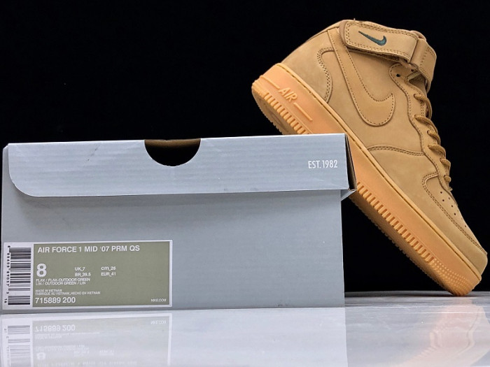 Air Force 1 Mid Flax (2016) 715889-200
