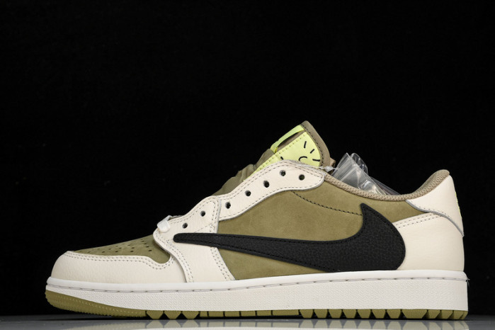 Travis Scott Air Jordan 1 Low Golf Olive FZ3124-200