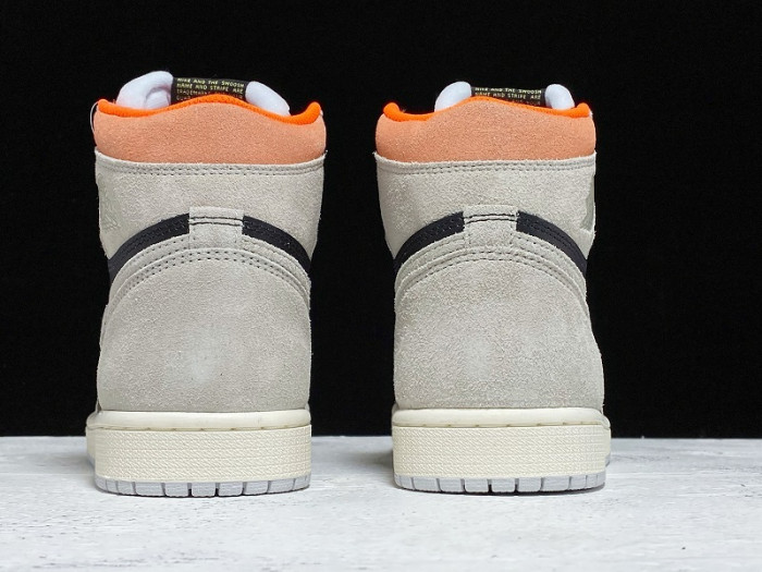 Jordan 1 Retro High Neutral Grey Hyper Crimson 555088-018