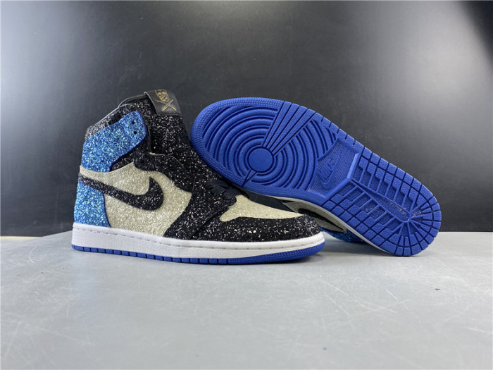 Cole-p600 Fragment Design x Air Jordan 1“ Glitter” CK5566-400