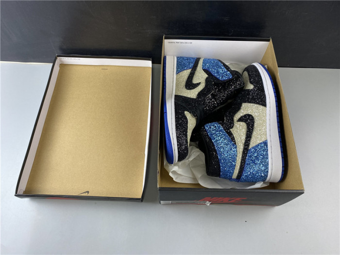 Cole-p600 Fragment Design x Air Jordan 1“ Glitter” CK5566-400