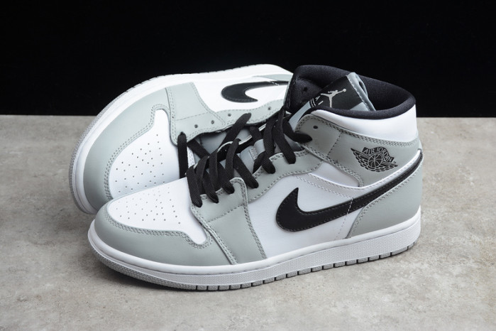Jordan 1 Mid Light Smoke Grey 554724-092