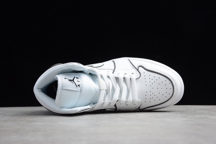 Jordan 1 Mid Iridescent Reflective White (W) CK6587-100