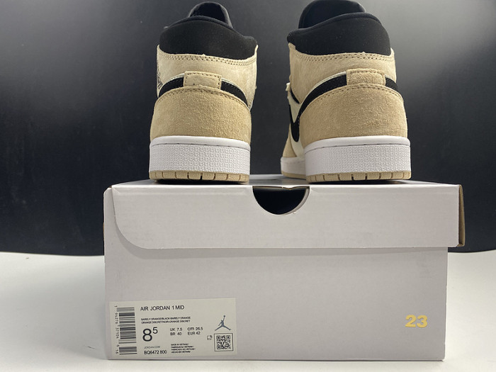 Jordan 1 Mid Barely Orange (W) BQ6472-800