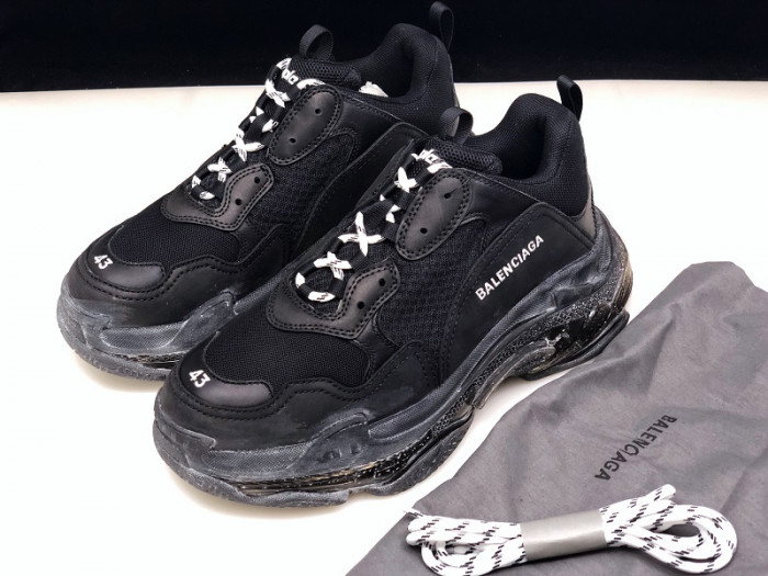 BLEN Triple S Black Clear Sole 544351 W09O 11000