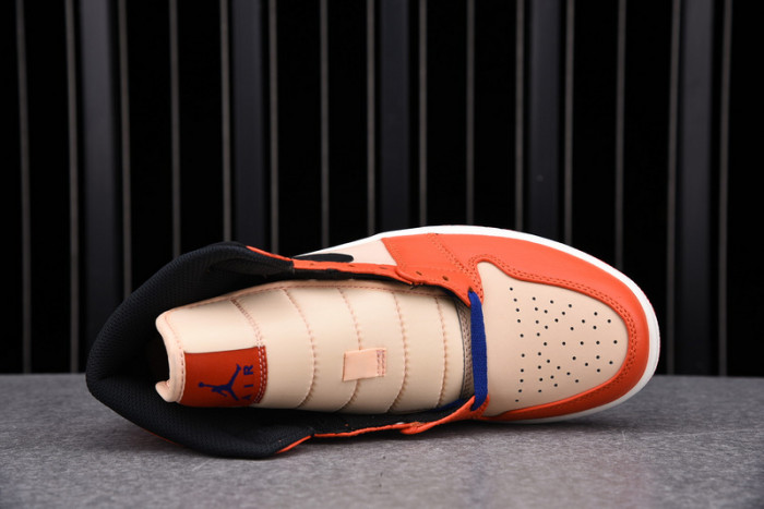 Jordan 1 Mid Team Orange Black-852542-800