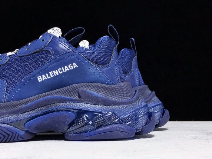 BLEN Triple S blue balenciaga letter 541624 W09OL 388