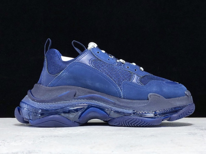 BLEN Triple S blue balenciaga letter 541624 W09OL 388