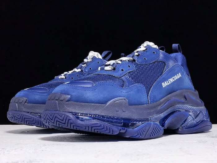 BLEN Triple S blue balenciaga letter 541624 W09OL 388