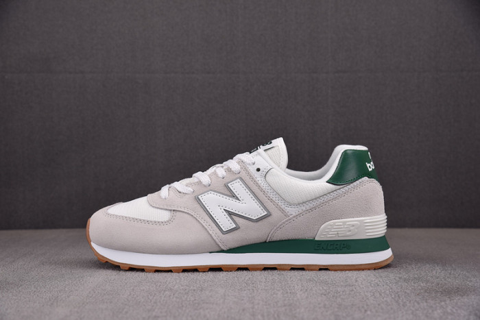 New Balance 574 White Green Gum ML574TD2