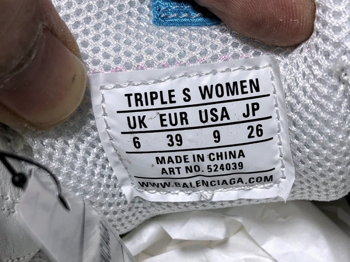 BLEN Triple S White Blue (W) 524039 W09OH 4196