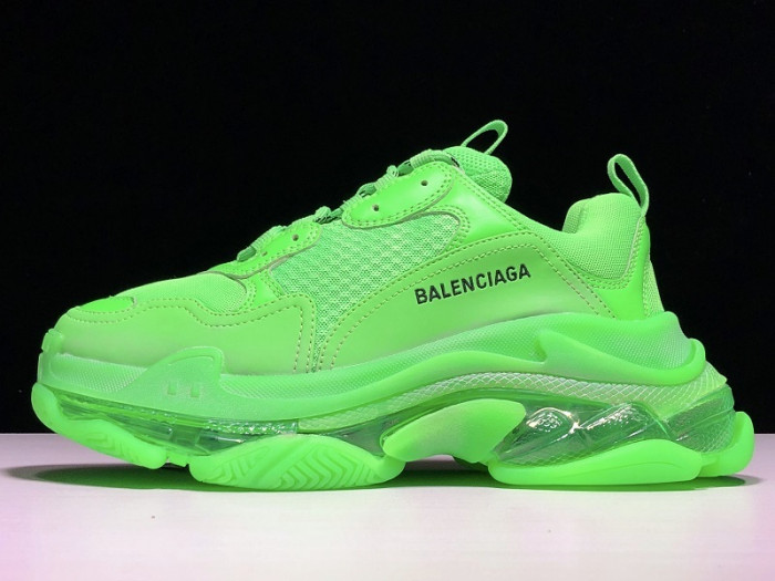 BLEN Triple S Neon Green Clear Sole 541624 W09OL 3801