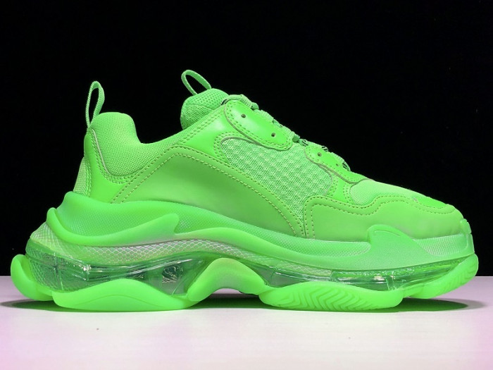 BLEN Triple S Neon Green Clear Sole 541624 W09OL 3801