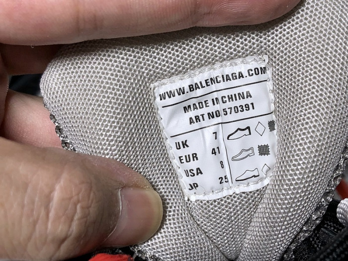 BLEN SNEAKER TESS.S.GOMMA 4.0 GREY RED 570391 W2GN5 1003