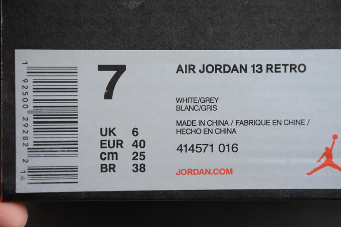 AIR JORDAN 13 “ATMOSPHERE GREY” 414571-016