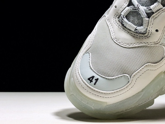 BLEN Triple S Clear Sole Grey 541624W09O11705