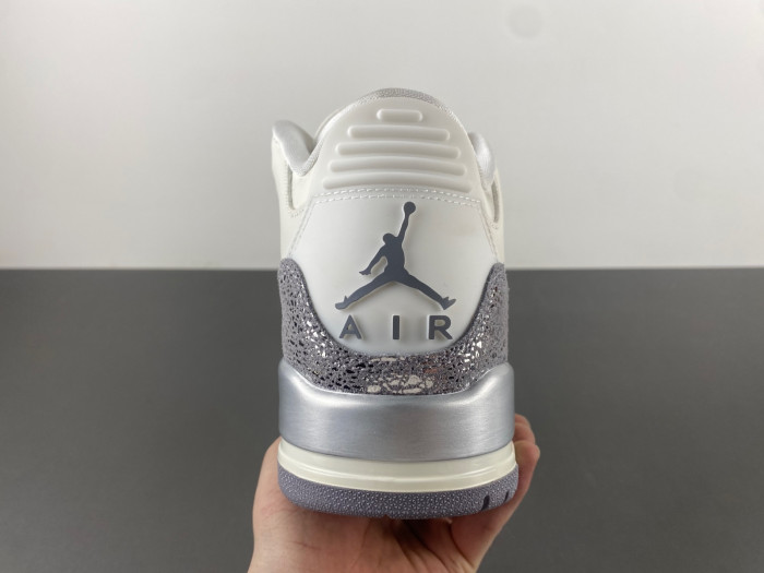 Air Jordan 3 “Sail/Metallic Silver” CK9246-100