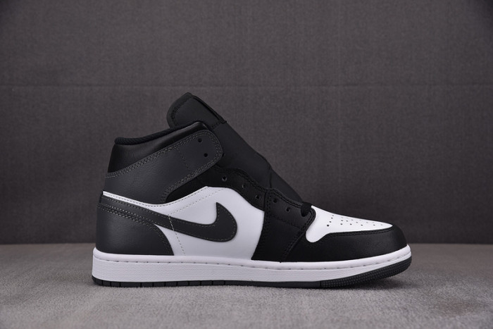 Air Jordan 1 Mid Black White Iron Grey DQ8426-001